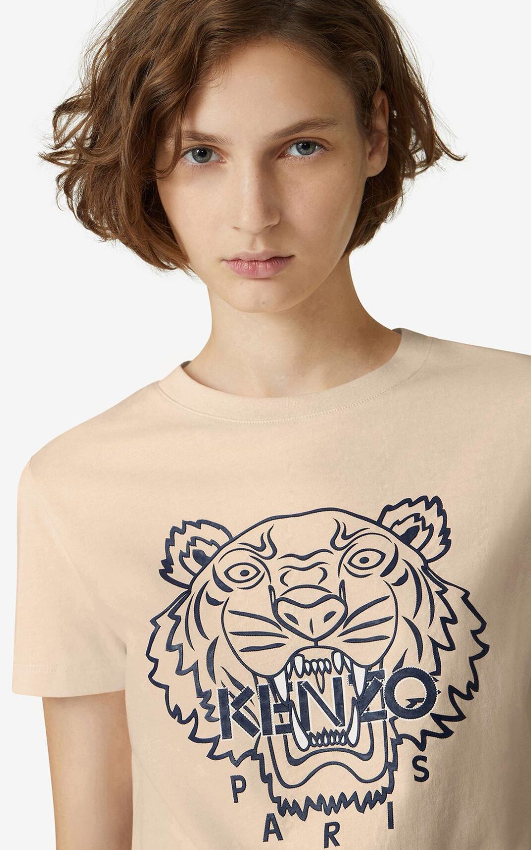 Kenzo 虎 Tシャツ レディース ピンク - SRLYBI916